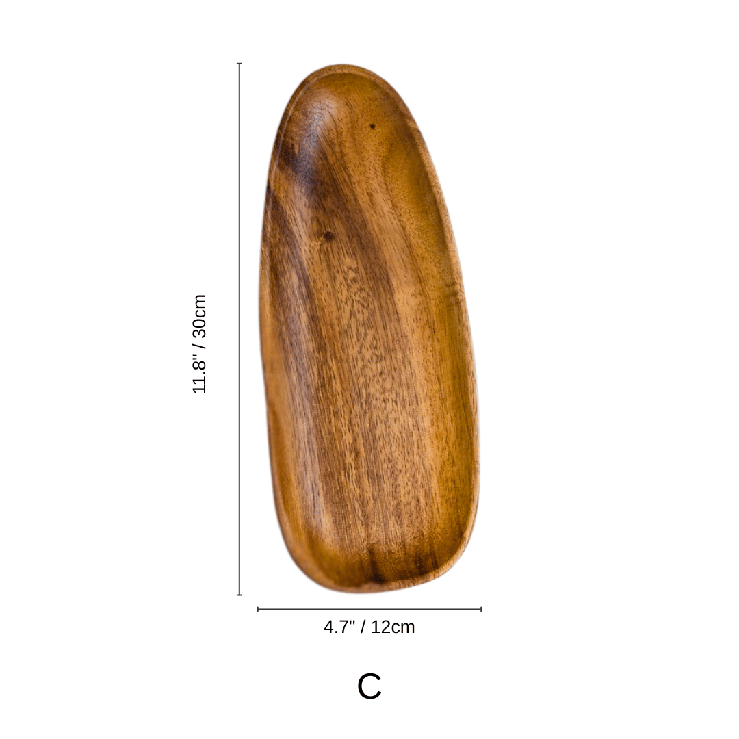 Acacia Wood Serving Plates