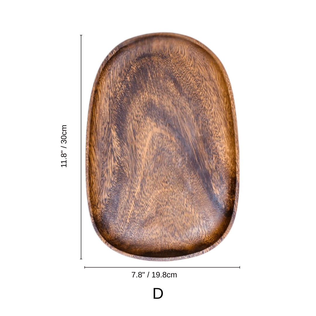 Acacia Wood Serving Plates