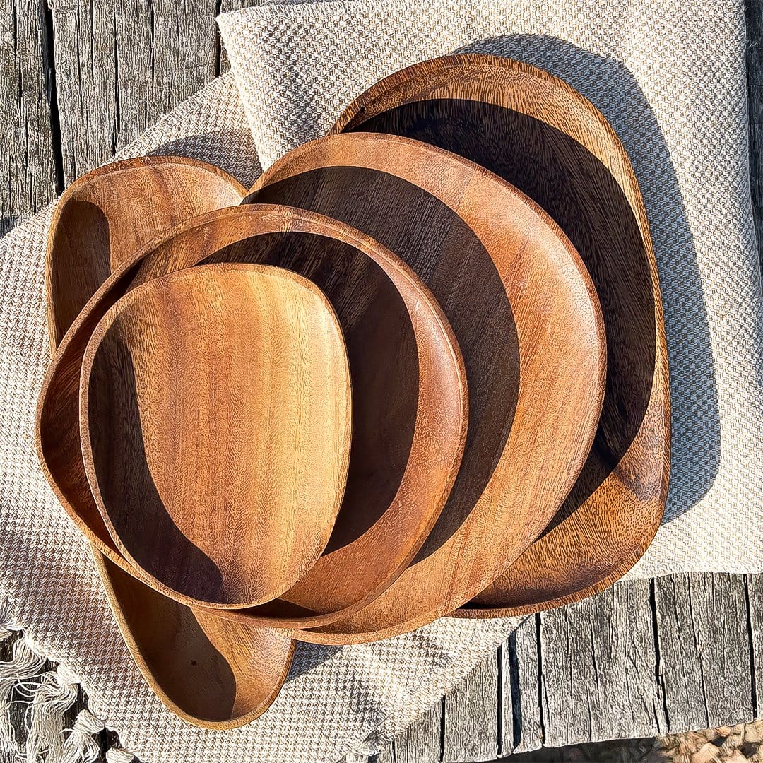 Acacia Wood Serving Plates