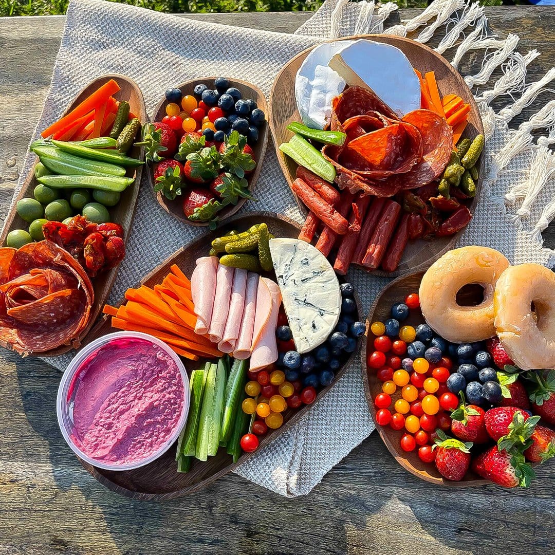 Acacia Wood Serving Plates