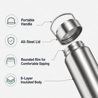 PureSteel Insulated Bottle