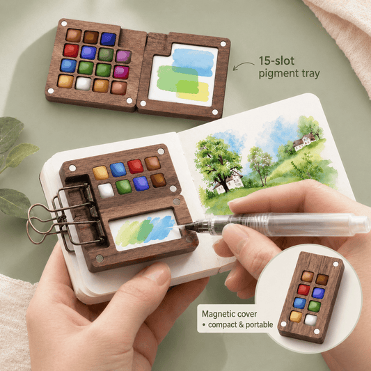 Pocket Paint Studio - Mini Watercolor Kit