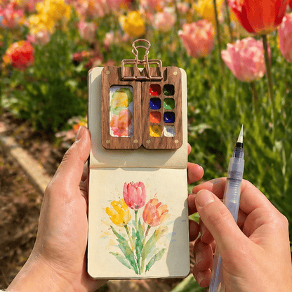 Pocket Paint Studio - Mini Watercolor Kit