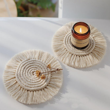 Macrame Coaster by Tilly
