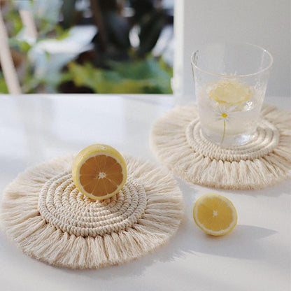 Macrame Coaster by Tilly