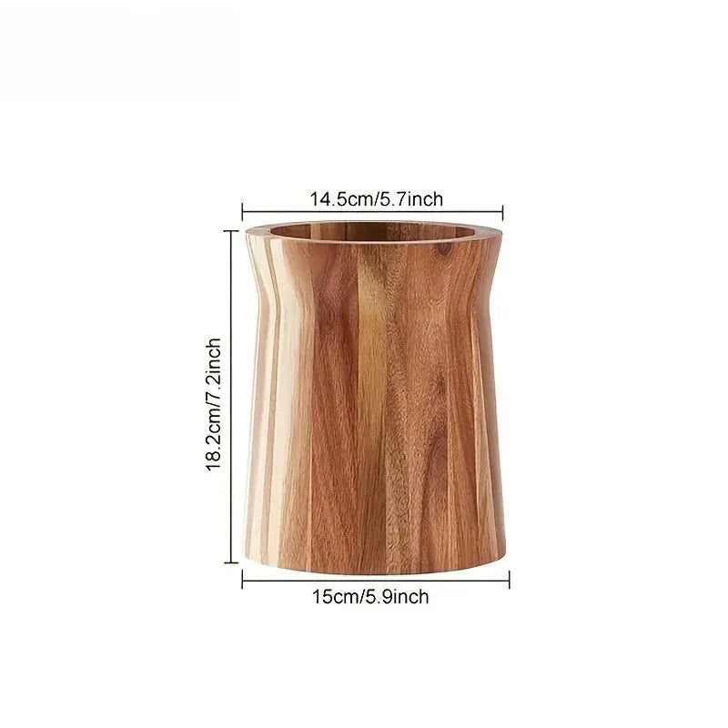 360° Wooden Utensil Caddy