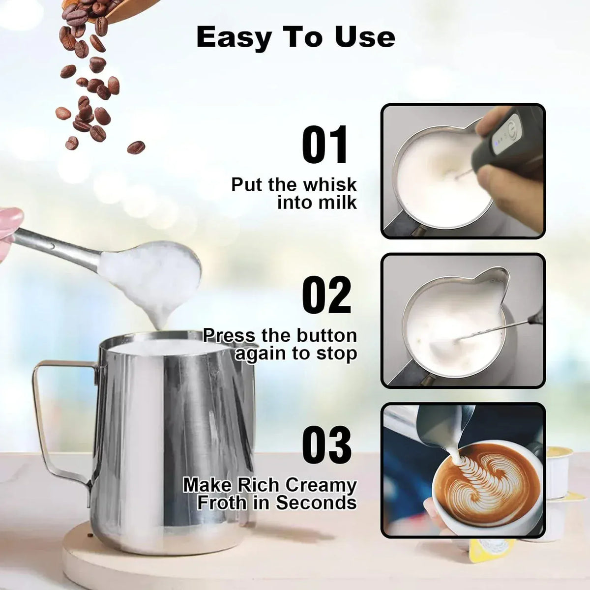 DailyBlend Handheld Whisk