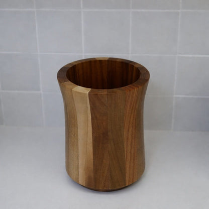 10 Piece Teak Wooden Utensil Set + Caddy Bundle